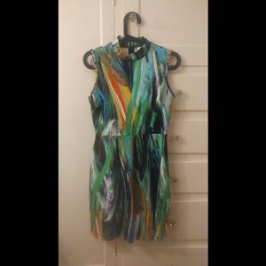 Turtleneck Sleeveless Dress